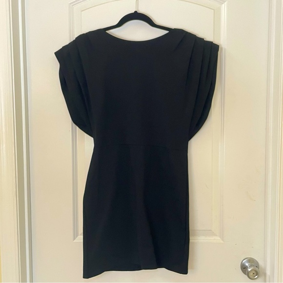 NWT Fashion Nova Always Come Short Sleeve Mini Dress - Black - Women L - Picture 5 of 7